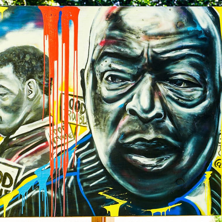 Big Six Murals 1: John Lewis, by Shawn Perkins