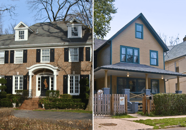 Houses from holiday movies