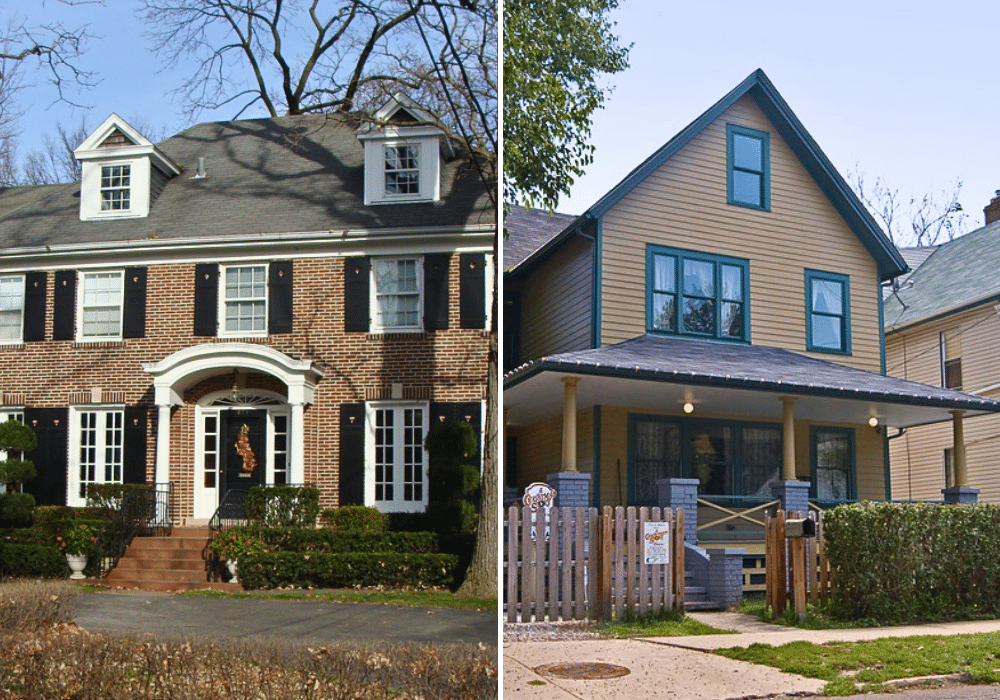 Houses from holiday movies